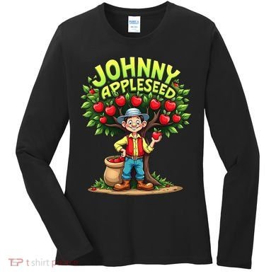 Johnny Appleseed Costume Women's Long Sleeve Shirt