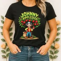 Johnny Appleseed Costume Women's T-Shirt thumb 2