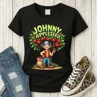 Johnny Appleseed Costume Women's T-Shirt thumb 3