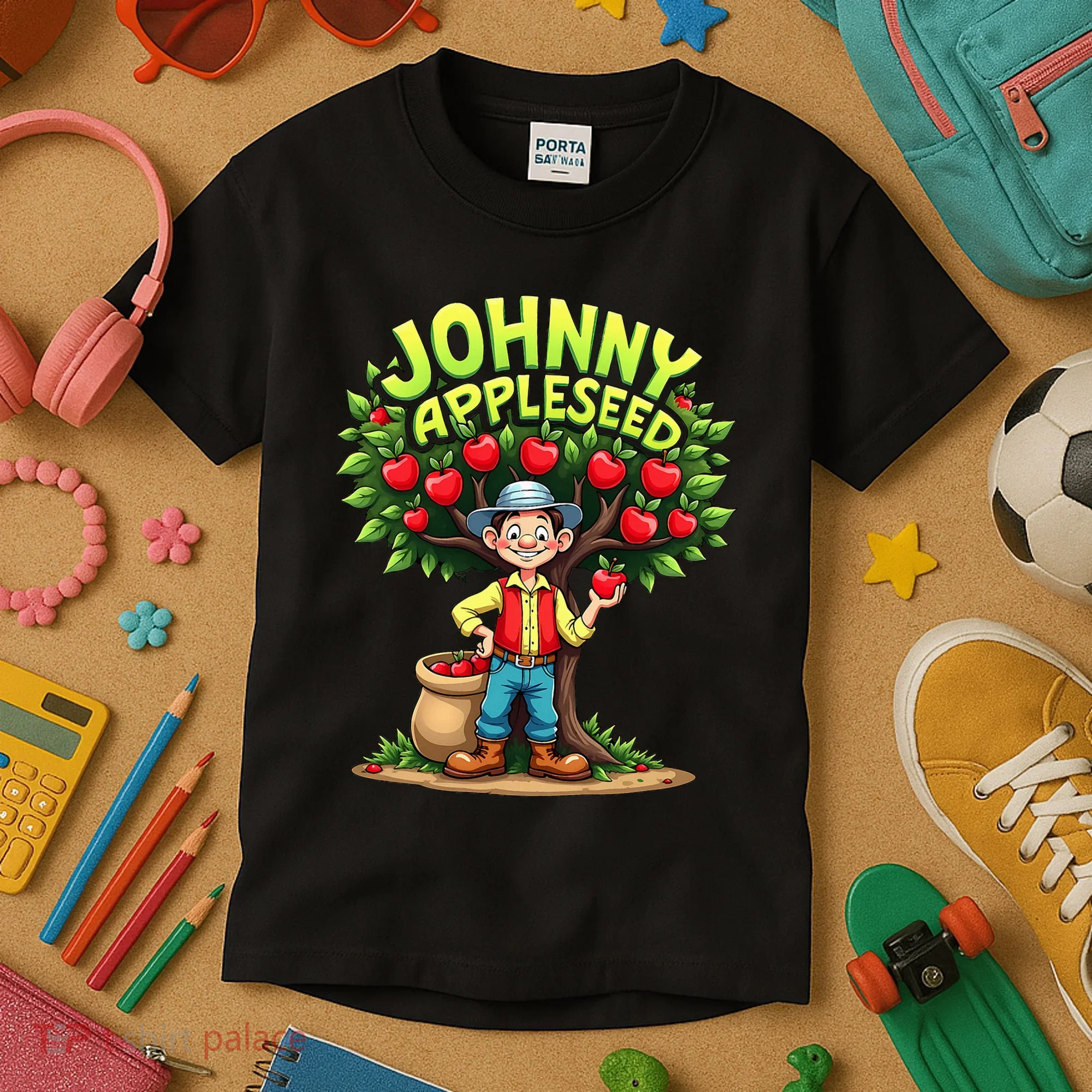 Johnny Appleseed Costume Kids T-Shirt