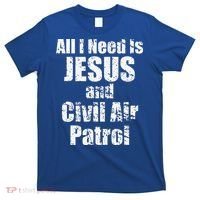 Jesus And Civil Air Patrol Funny For Christian CAP Cadets T-Shirt thumb 0