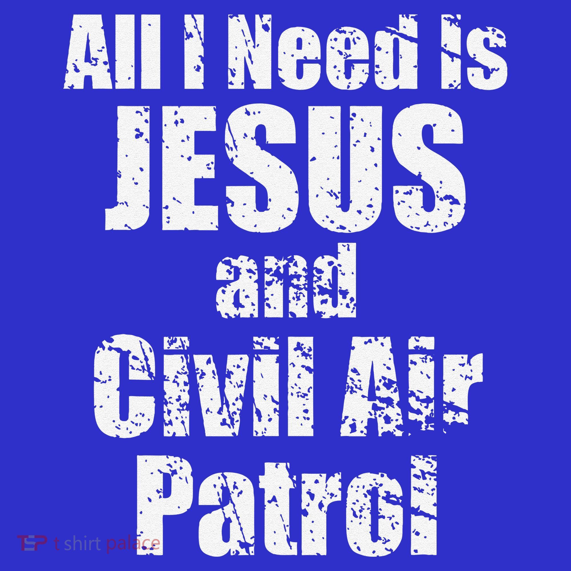Jesus And Civil Air Patrol Funny For Christian CAP Cadets T-Shirt