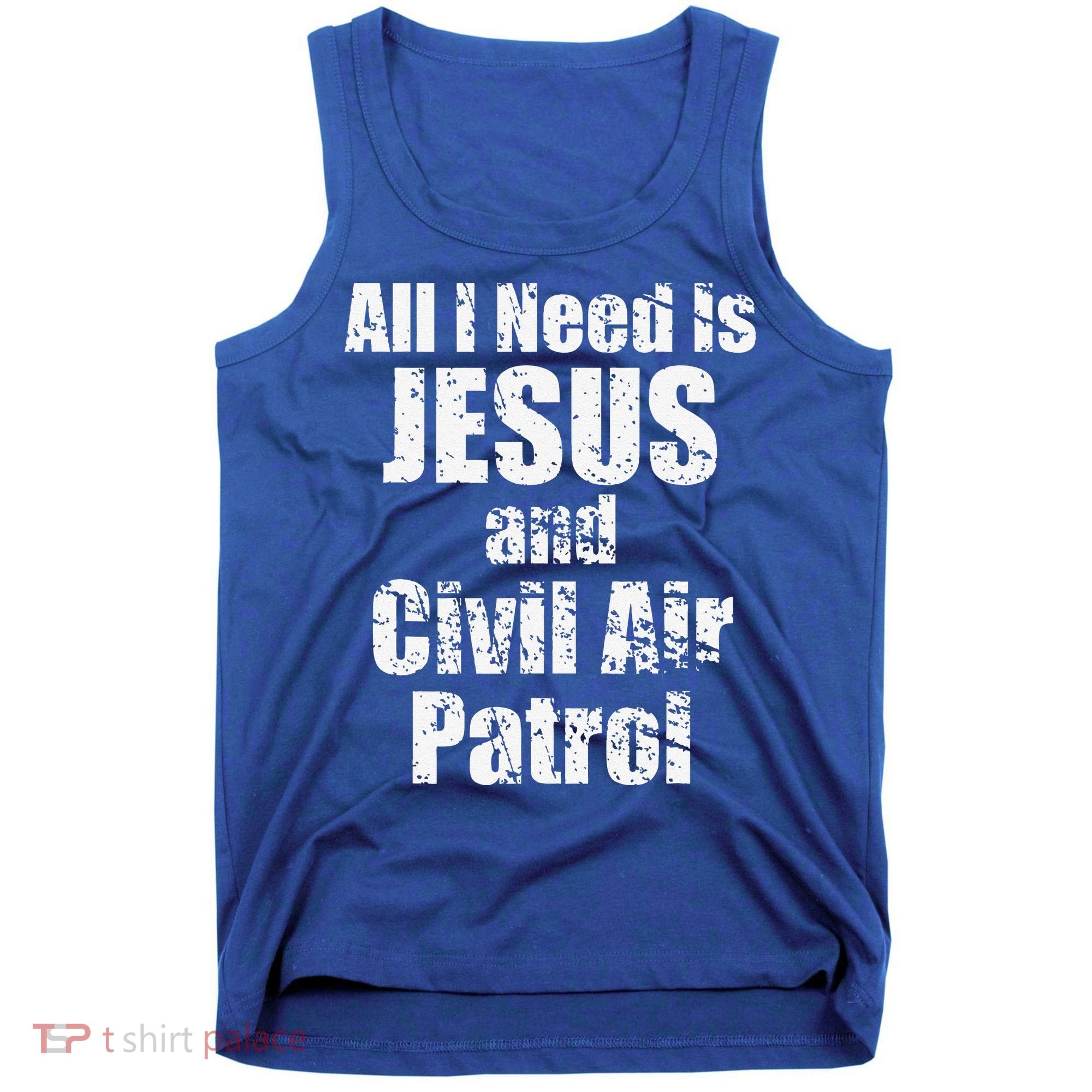 Jesus And Civil Air Patrol Funny For Christian CAP Cadets Tank Top