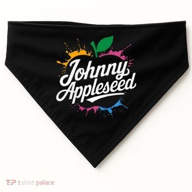 Johnny Appleseed Costume Celebrate Apples Farmer USA-Made Doggie Bandana