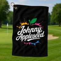 Johnny Appleseed Costume Celebrate Apples Farmer Golf Towel thumb 1