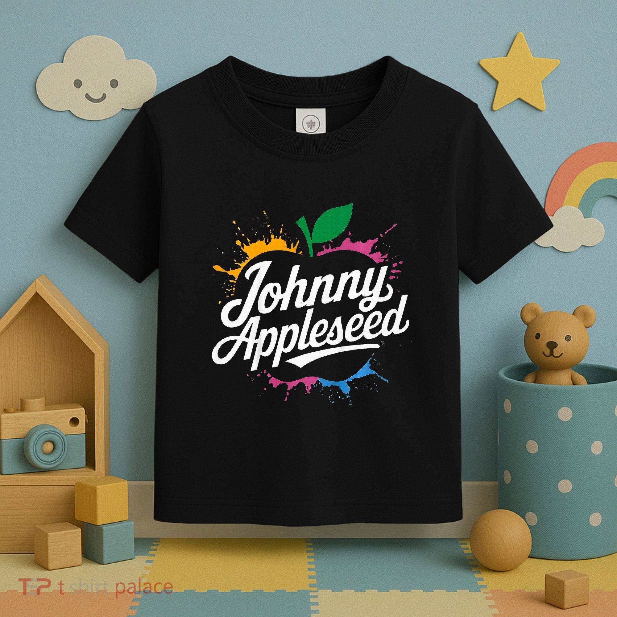 Johnny Appleseed Costume Celebrate Apples Farmer Toddler T-Shirt