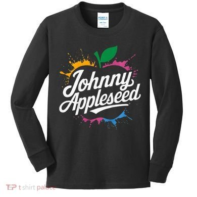 Johnny Appleseed Costume Celebrate Apples Farmer Kids Long Sleeve Shirt