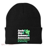 Jack Jim Johnny Jameson The Four Fathers Of St Patrick's Day Beanie thumb 0
