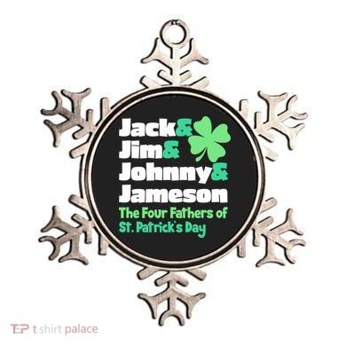 Jack Jim Johnny Jameson The Four Fathers Of St Patrick's Day Ornament