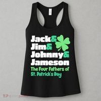 Jack Jim Johnny Jameson The Four Fathers Of St Patrick's Day Women's Tank Top thumb 3