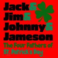Jack Jim Johnny Jameson The Four Fathers Of St Patrick's Day Santa Hat thumb 1