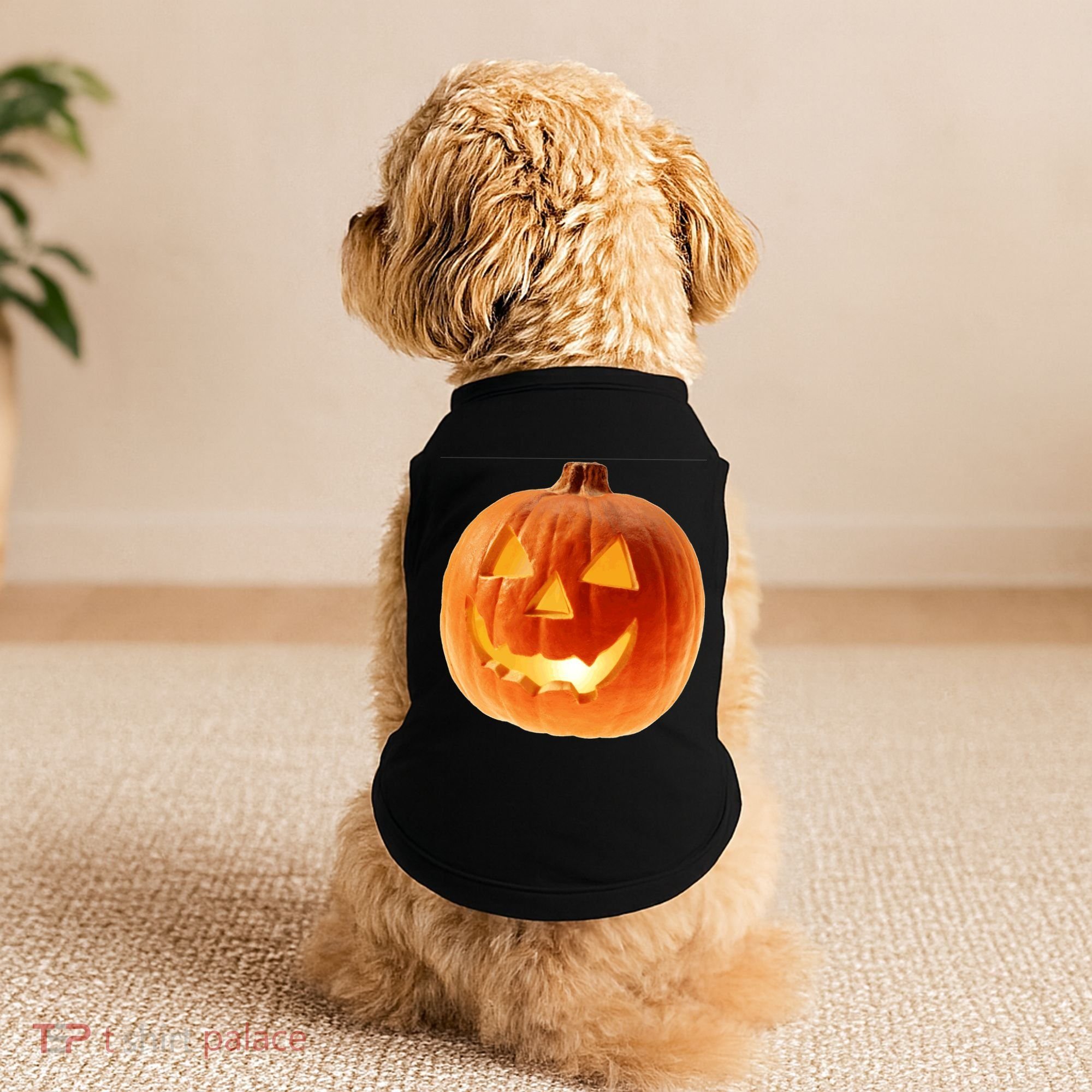 Jack o Lantern Doggie Tank