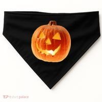 Jack o Lantern USA-Made Doggie Bandana thumb 0