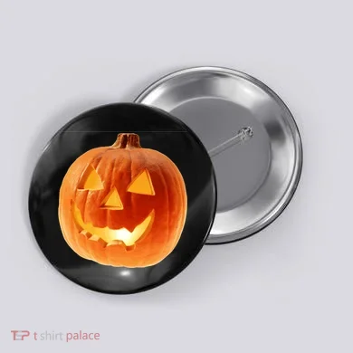 Jack o Lantern Button