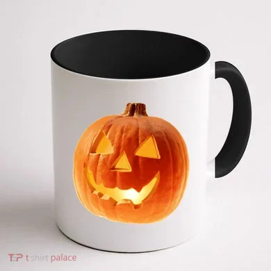 Jack o Lantern Coffee Mug back