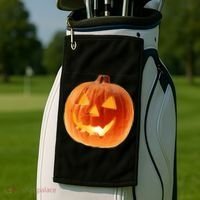 Jack o Lantern Golf Towel thumb 2