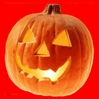 Jack o Lantern Santa Hat thumb 1