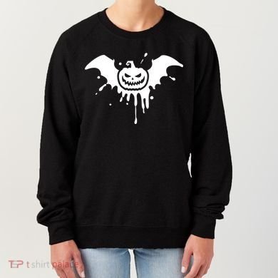 Jack O Lantern Bat Women's Sweatshirt