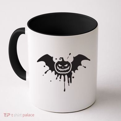 Jack O Lantern Bat Coffee Mug