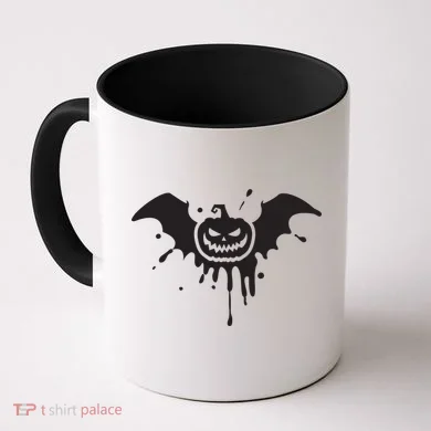 Jack O Lantern Bat Coffee Mug