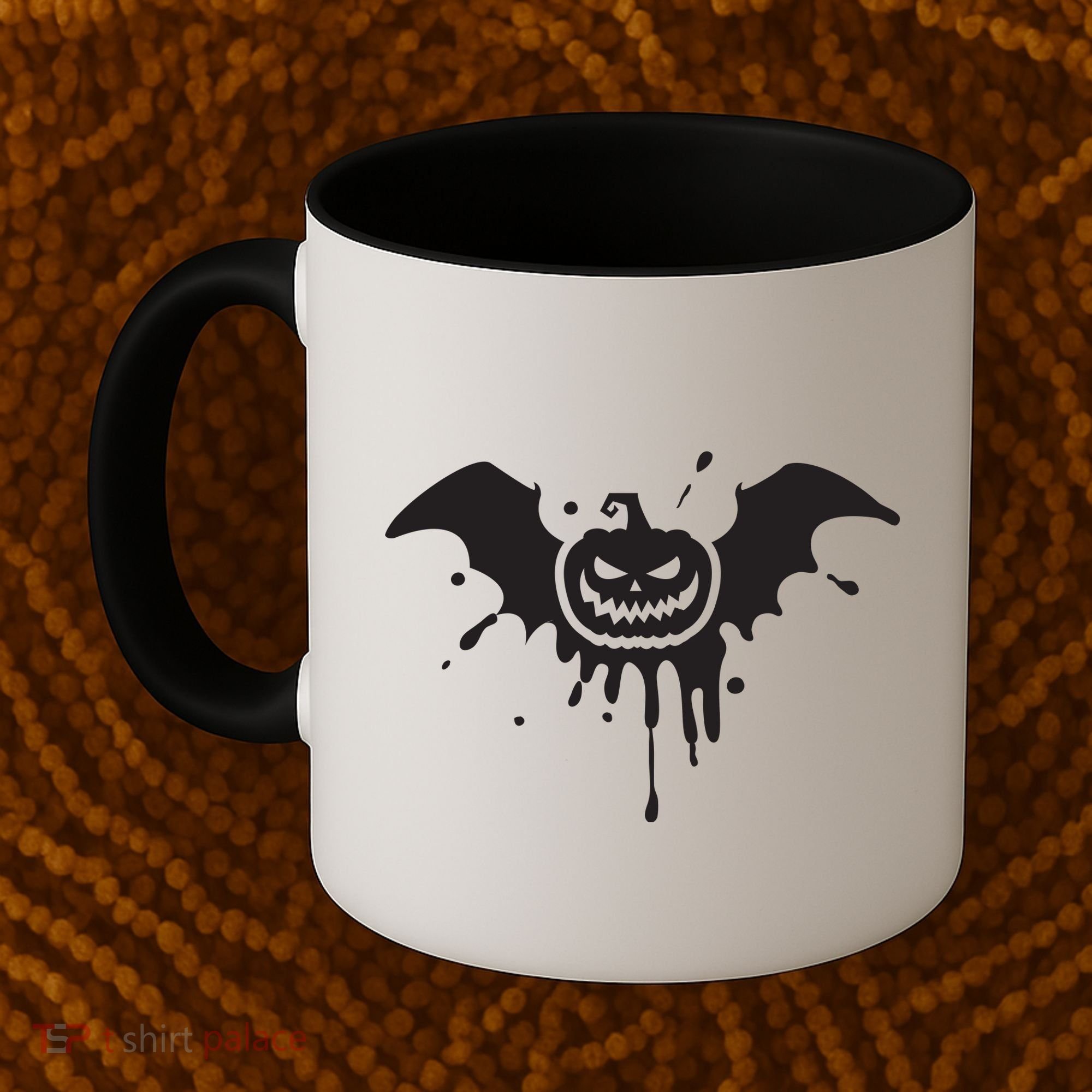 Jack O Lantern Bat Coffee Mug