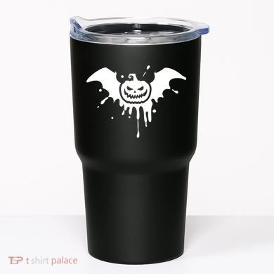 Jack O Lantern Bat Tumbler