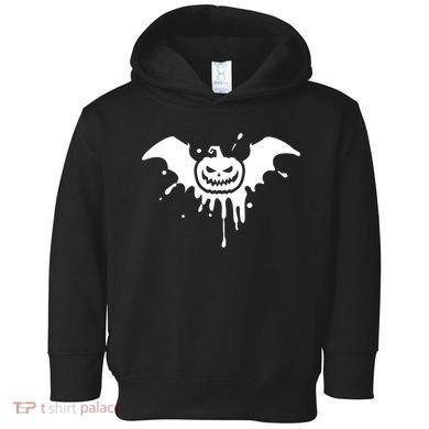 Jack O Lantern Bat Toddler Hoodie