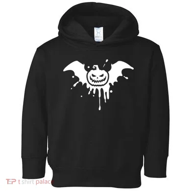 Jack O Lantern Bat Toddler Hoodie
