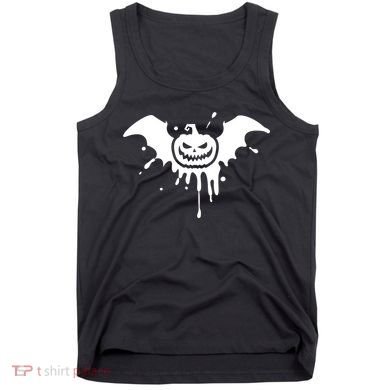 Jack O Lantern Bat Tank Top