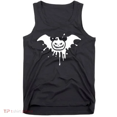 Jack O Lantern Bat Tank Top