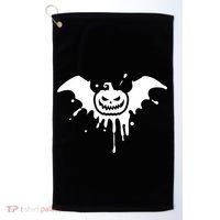 Jack O Lantern Bat Golf Towel thumb 0