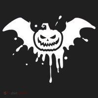 Jack O Lantern Bat Golf Towel thumb 3
