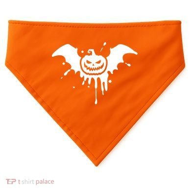 Jack O Lantern Bat USA-Made Doggie Bandana