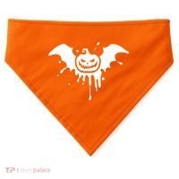 Jack O Lantern Bat USA-Made Doggie Bandana thumb 0