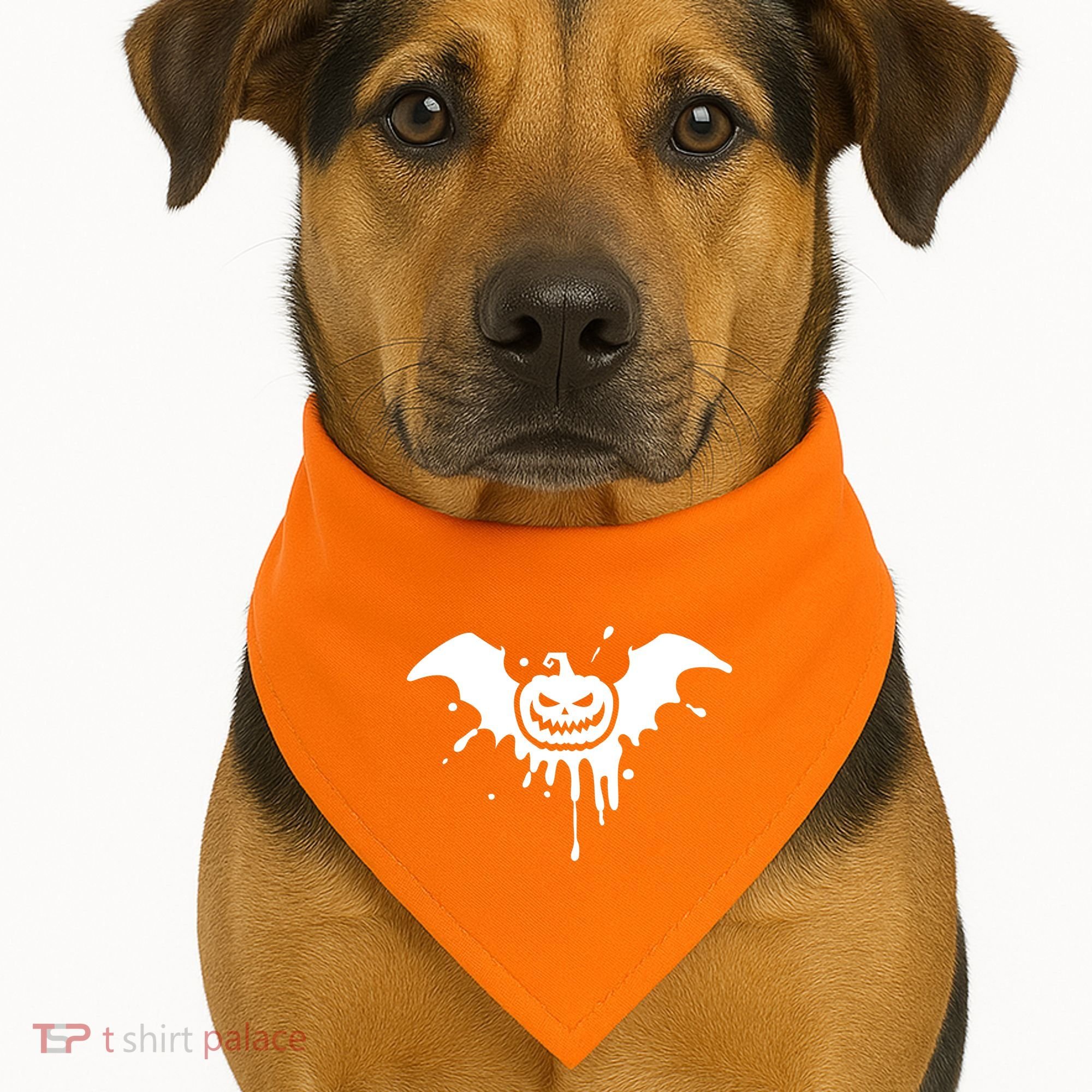 Jack O Lantern Bat USA-Made Doggie Bandana