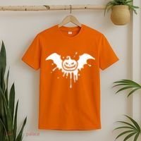 Jack O Lantern Bat T-Shirt thumb 2