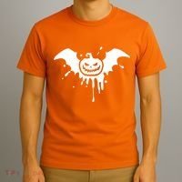 Jack O Lantern Bat T-Shirt thumb 3
