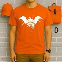Jack O Lantern Bat T-Shirt thumb 6