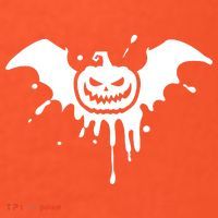 Jack O Lantern Bat Baby Bodysuit thumb 2