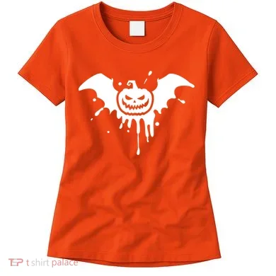 Jack O Lantern Bat Women's T-Shirt