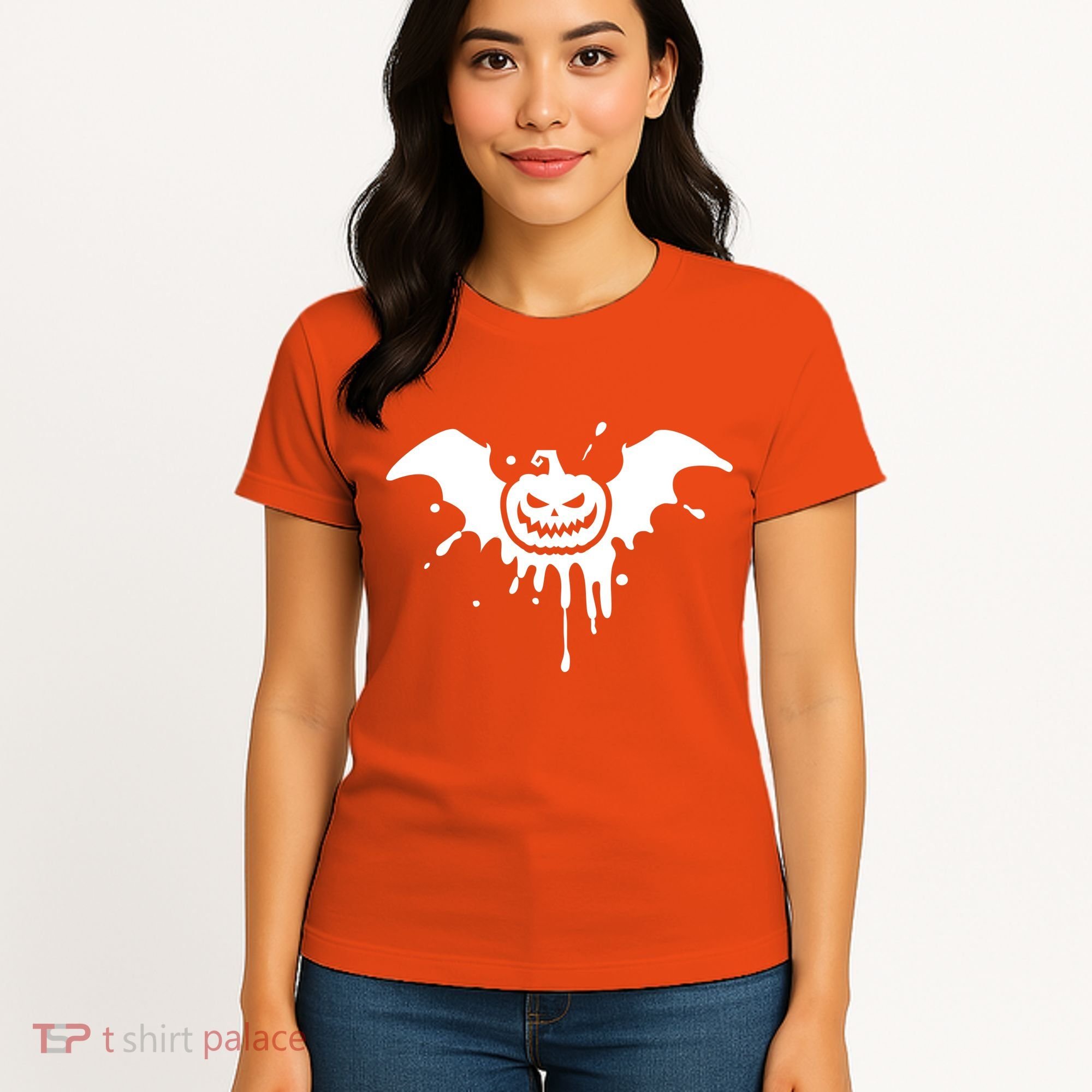 Jack O Lantern Bat Women's T-Shirt