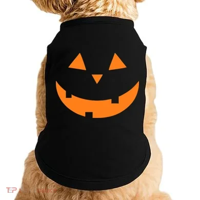 Jack o Lantern Pumpkin Face Doggie Tank