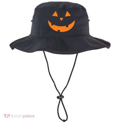 Jack o Lantern Pumpkin Face Bucket Hat