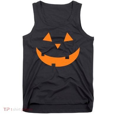 Jack o Lantern Pumpkin Face Tank Top