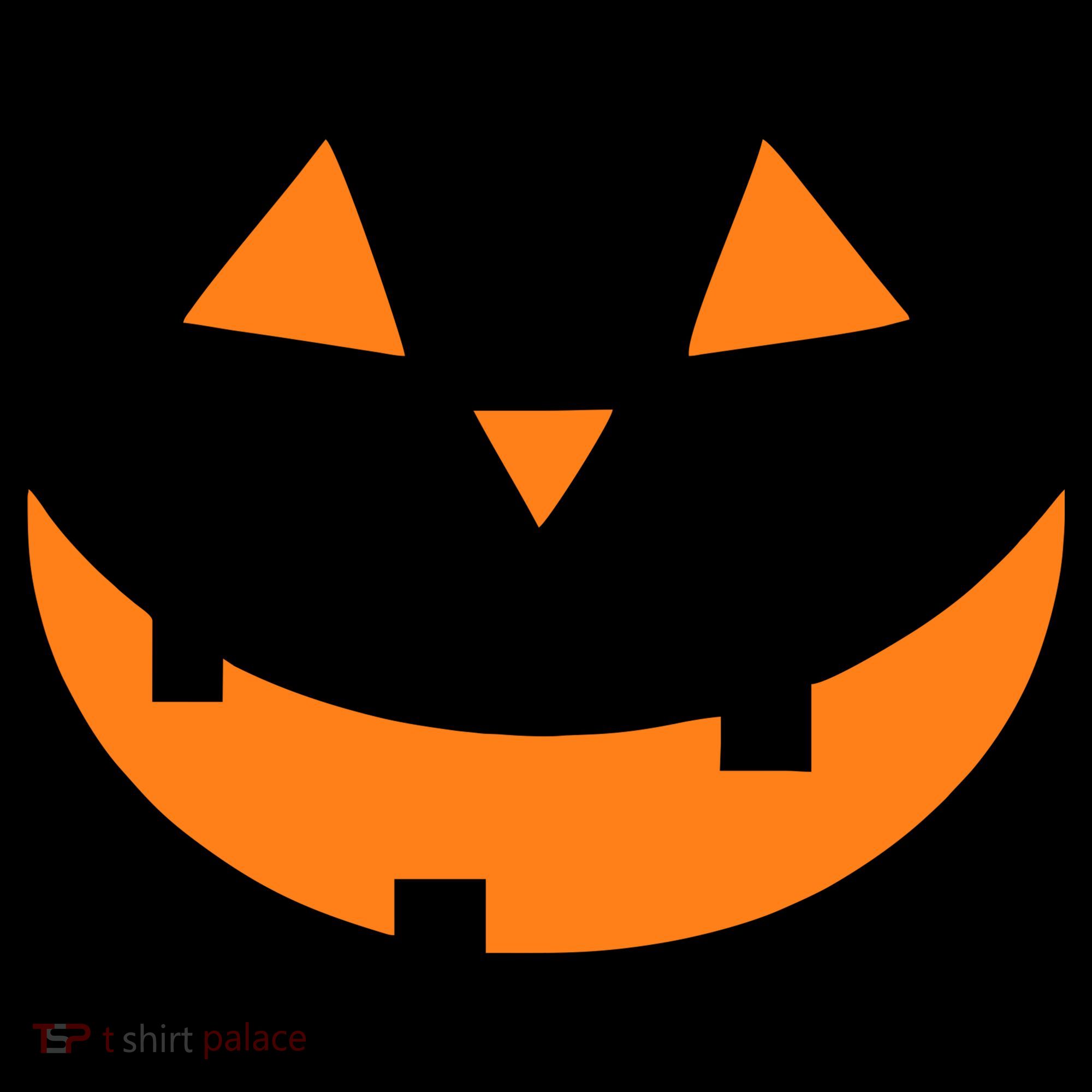 Jack o Lantern Pumpkin Face Women's Long Sleeve Shirt