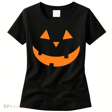 Jack o Lantern Pumpkin Face Women's T-Shirt