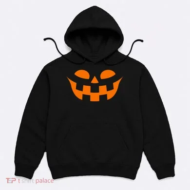 Jack O Lantern Scary Spookey Face Hoodie