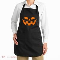 Jack O Lantern Scary Spookey Face Apron thumb 2