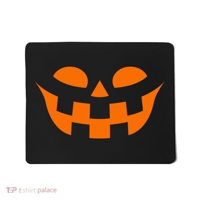 Jack O Lantern Scary Spookey Face Mousepad