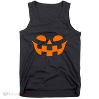 Jack O Lantern Scary Spookey Face Tank Top thumb 0